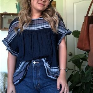 Blue Nordstrom’s Blouse